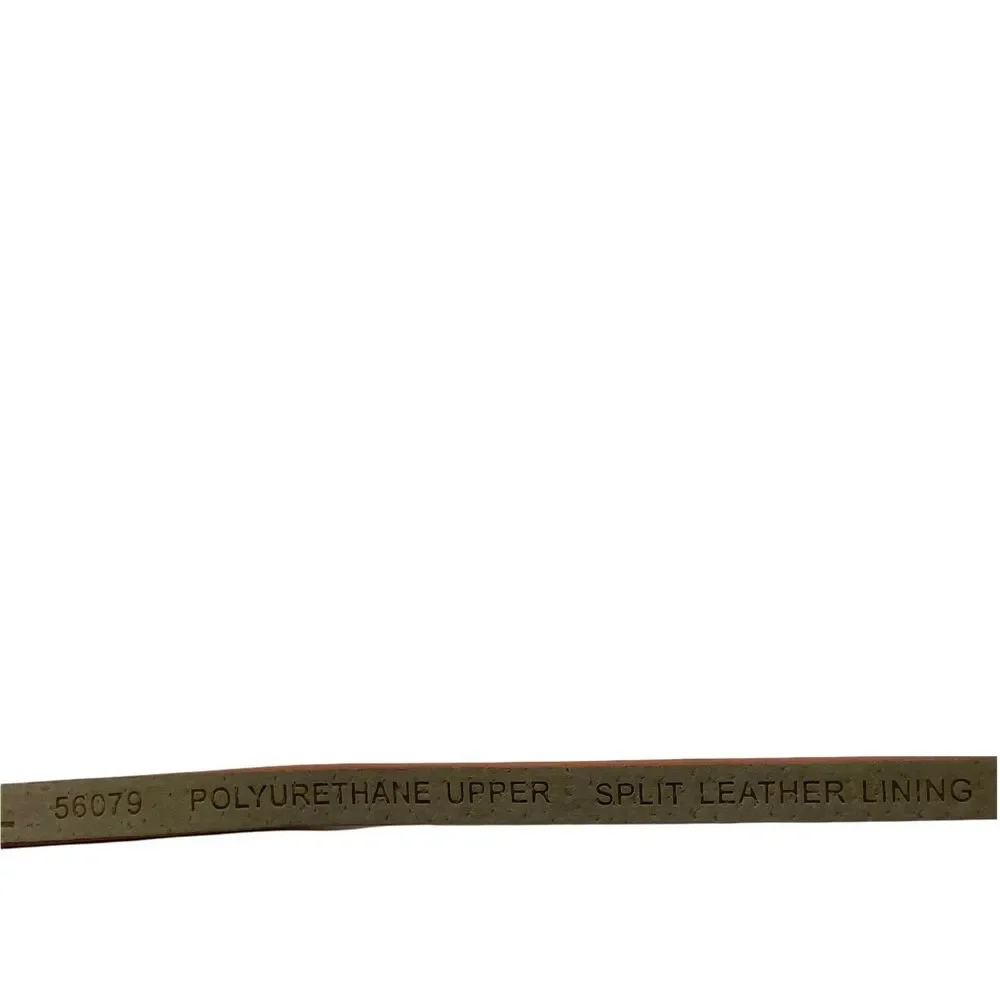 Toggle Belt Another Line Women's Orange Polyurethane Gold Stud Adjustable sz M/L